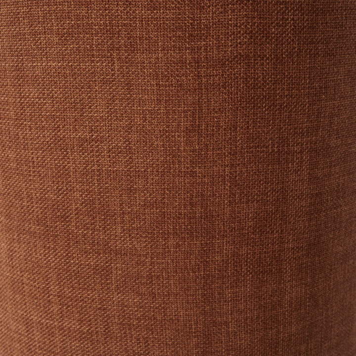 rust swivel chair