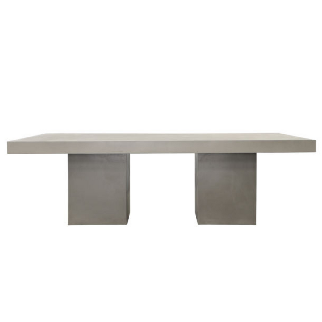 concrete dining table