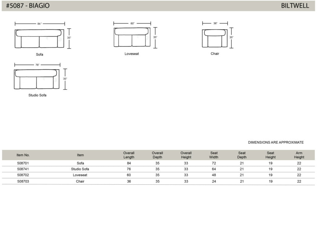biago sofa biltwell