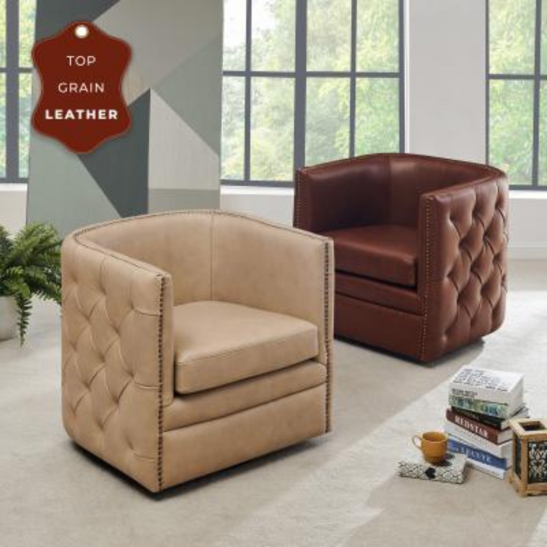 top grain leather