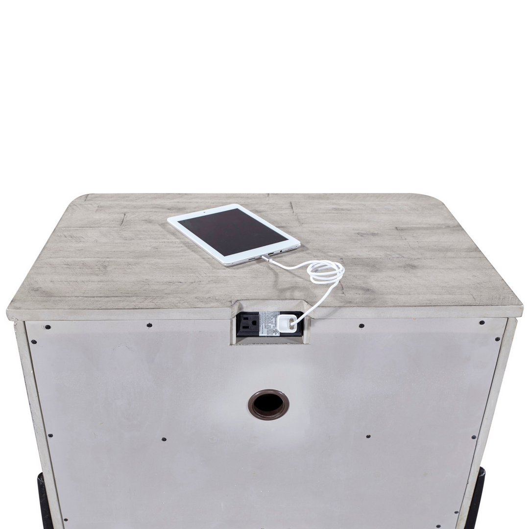 Zane Two Drawer Nightstand