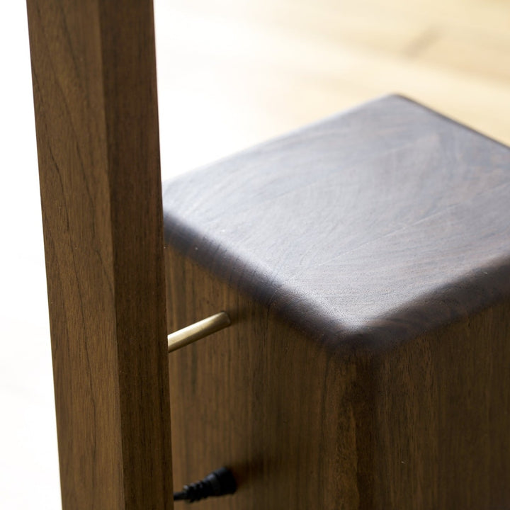 Column Hardwood Floor Lamp