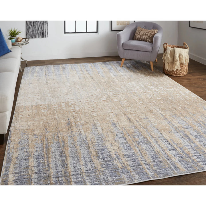 Laina Rug Blue/Tan