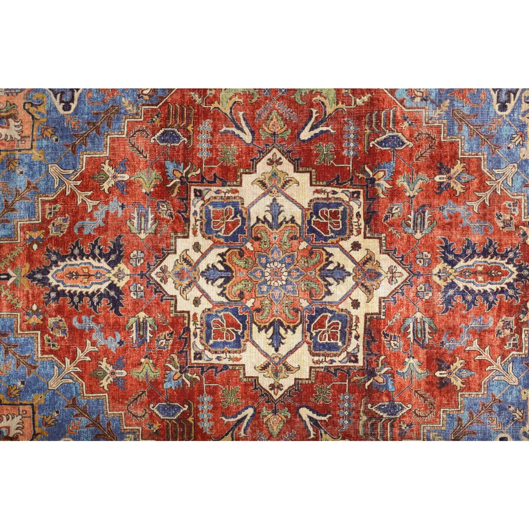 Percy Blue/Rust Rug