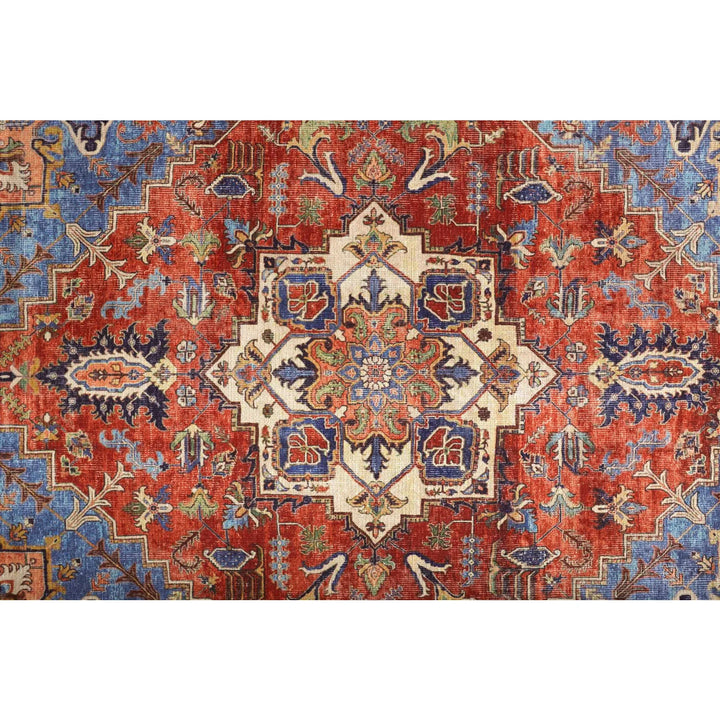 Percy Blue/Rust Rug