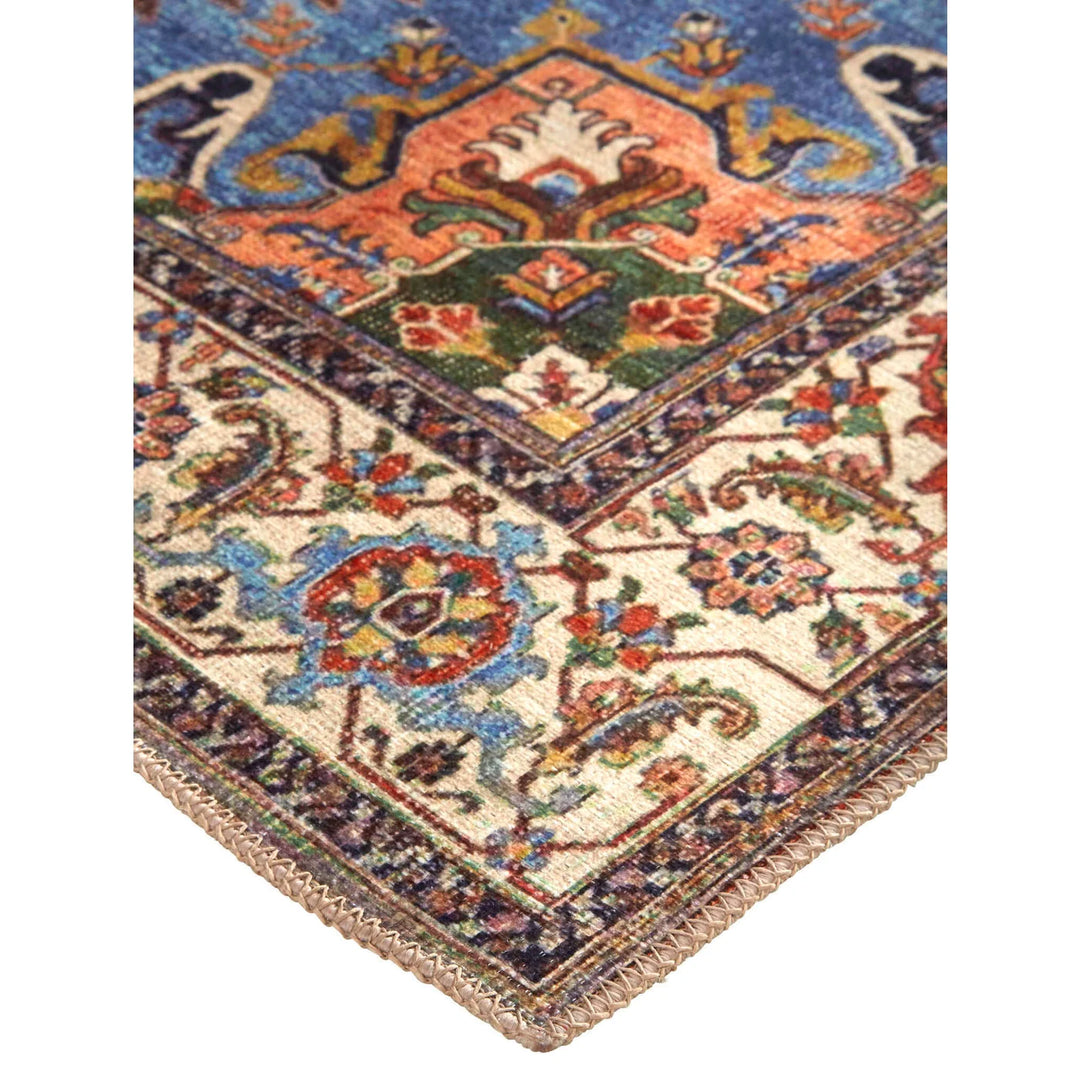 Percy Blue/Rust Rug