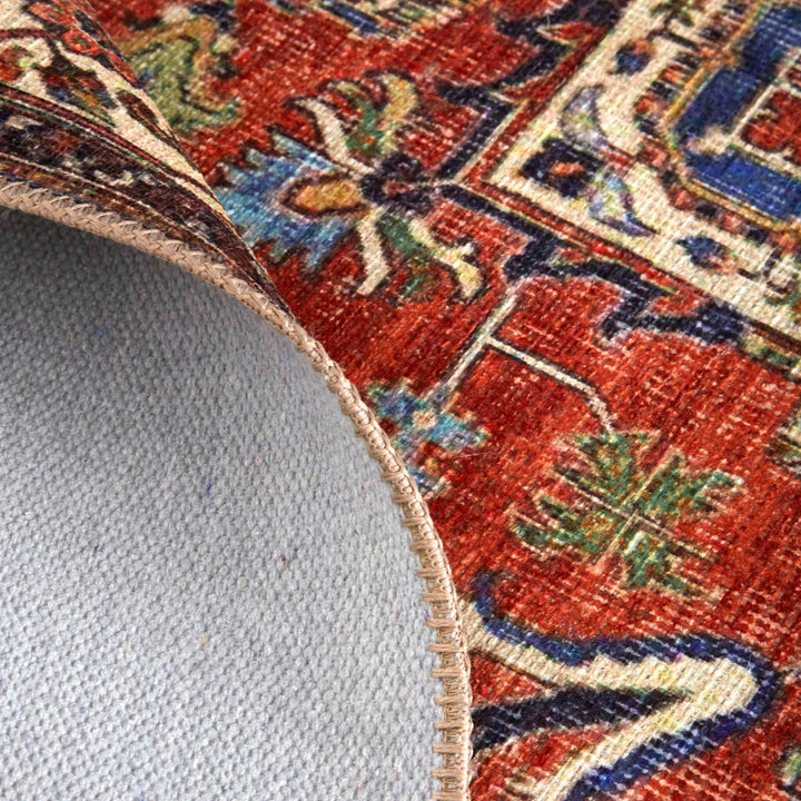 Percy Blue/Rust Rug